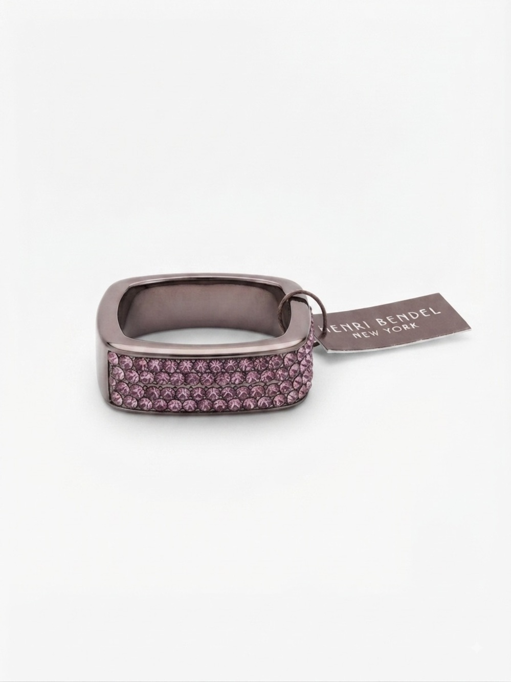 Henri Bendel Rocks Ring Size 8 Burgundy - Rare!